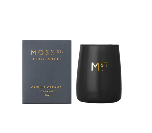 Moss St Vanilla Caramel Soy Candle 80g