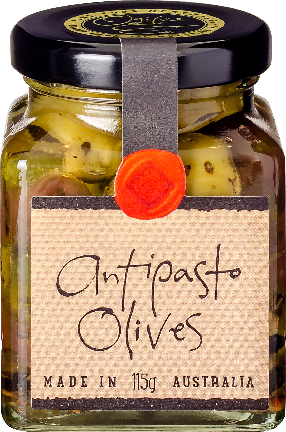 Ogilvie & Co - Antipasto Olives 115g