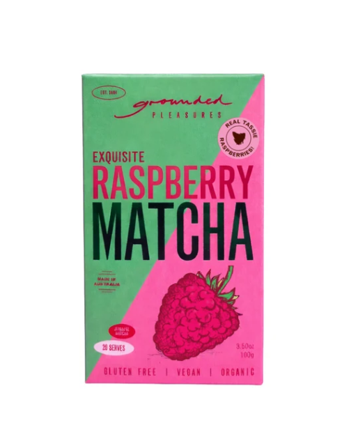 Grounded Pleasures Exquisite Raspberry Matcha