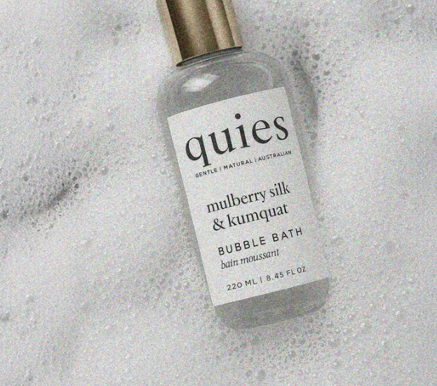 Quies Bubble Bath - Mulberry Silk, Plum & Kumquat