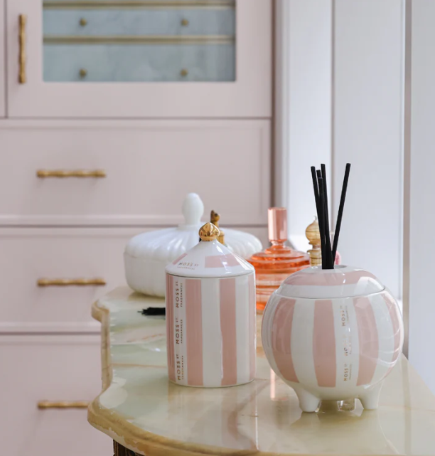 Moss St Limited Edn - Raspberry, Honey & Musk Ceramic Diffuser 350ml