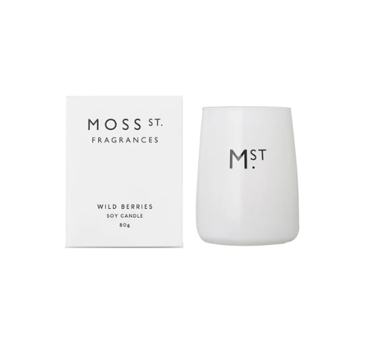 Moss St Wild Berries Soy Candle 80g
