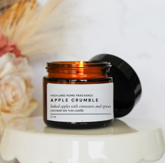 Highland Home Fragrance - Apple Crumble Candle 50g