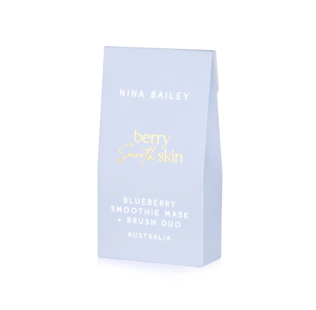 Nina Bailey - Blueberry Smoothie Mask & Brush Duo