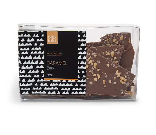 Chocamama Milk Caramel Bark 150g