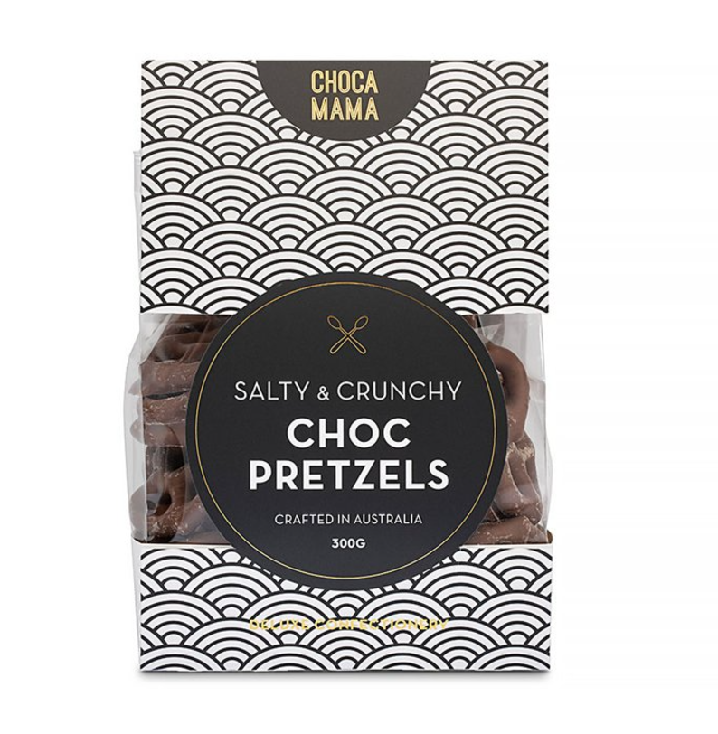 Chocamama - Salty & Crunch Choc Pretzels 300g