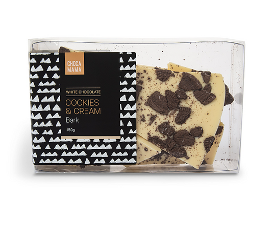 Chocamama Cookies & Cream Bark 150g