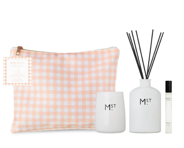 Moss St Coconut Lime Soy Fragrance Essentials Gift Set