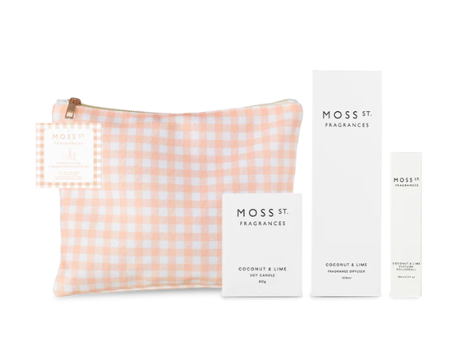 Moss St Coconut Lime Soy Fragrance Essentials Gift Set