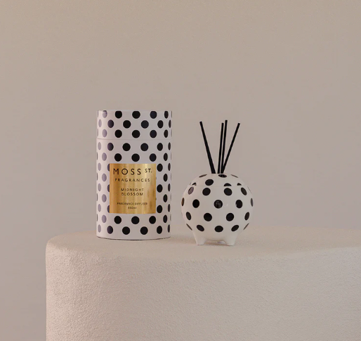 Moss St - Limited Edn - Midnight Blossom Ceramic Diffuser 350ml