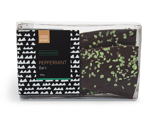 Chocamama Dark Chocolate Peppermint Bark 150g