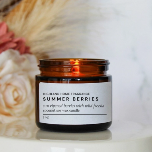 Highland Home Fragrance - Summer Berries Candle 50g