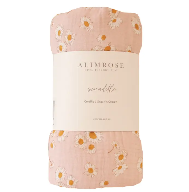 Alimrose - Muslin Swaddle - Daisy