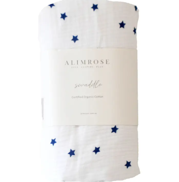 Alimrose - Muslin Swaddle - Stars