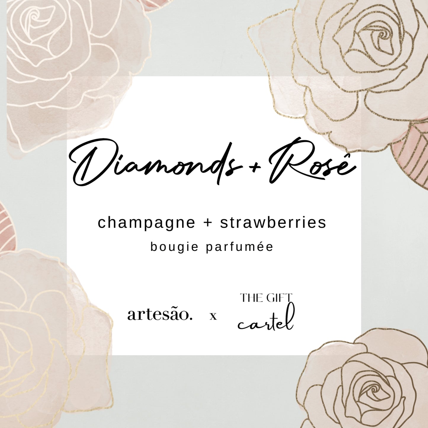 Diamonds & Rosè - Limited Edition Candle 200g