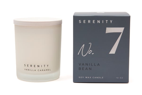 Serenity Home Signature Vanilla Bean Candle 10oz