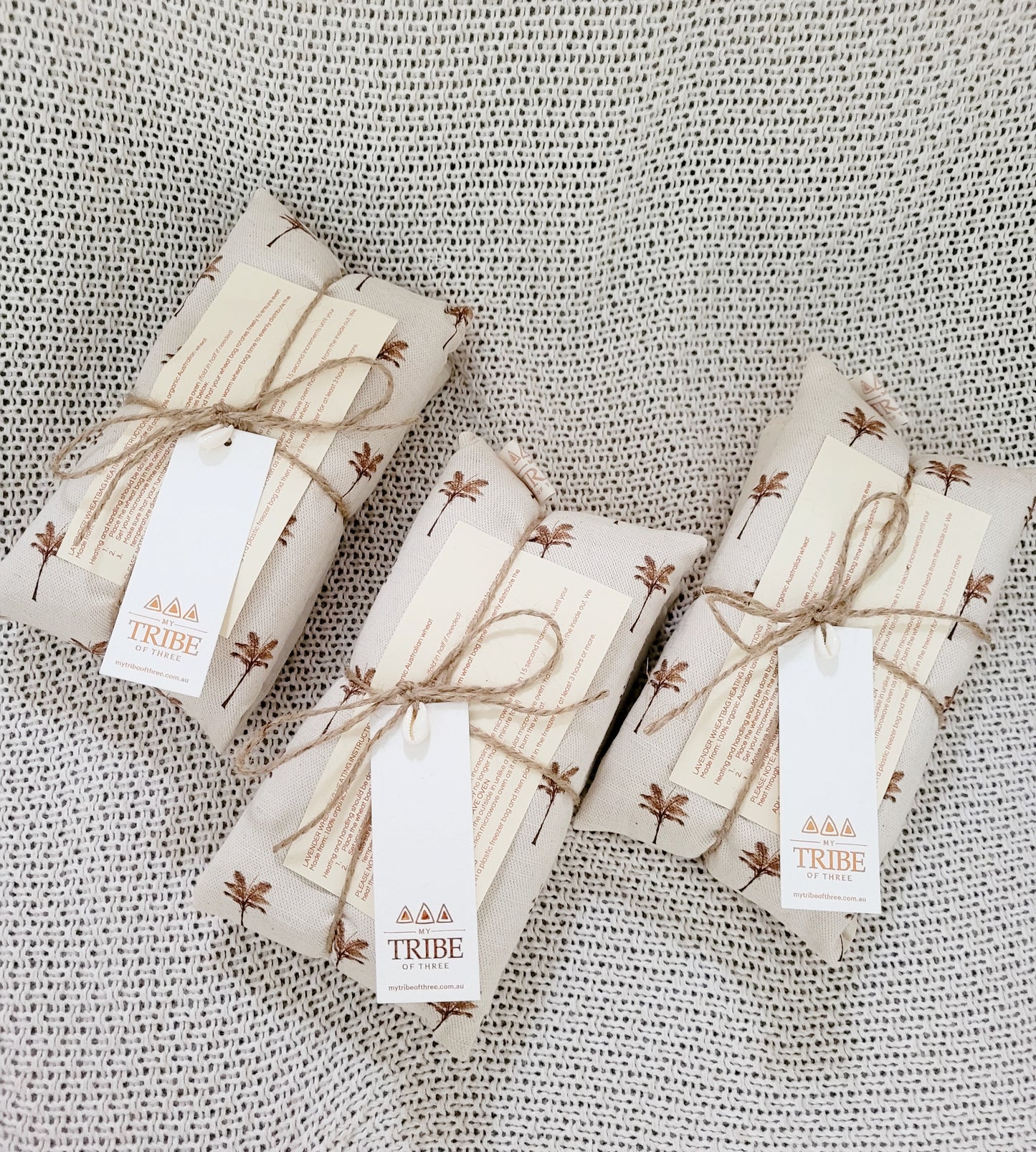 My Tribe of Three - Lavender Hot/Cold Wheat Pack