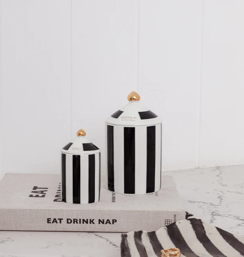 Moss St Jasmine, Amber & Saffron Ceramic Candle 100g