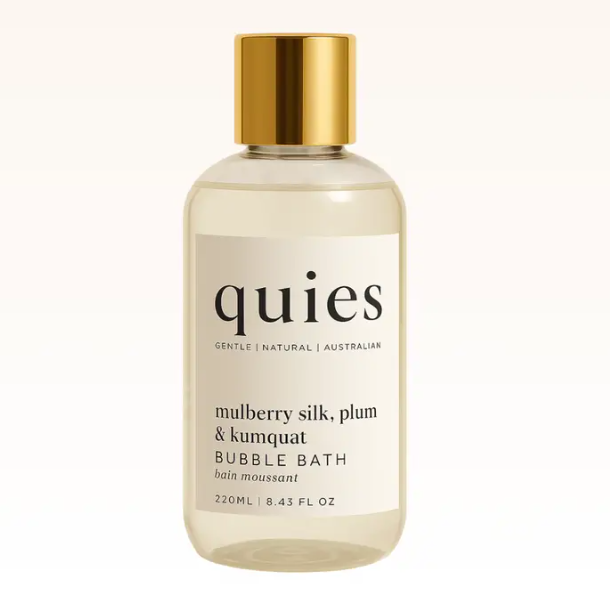 Quies Bubble Bath - Mulberry Silk, Plum & Kumquat