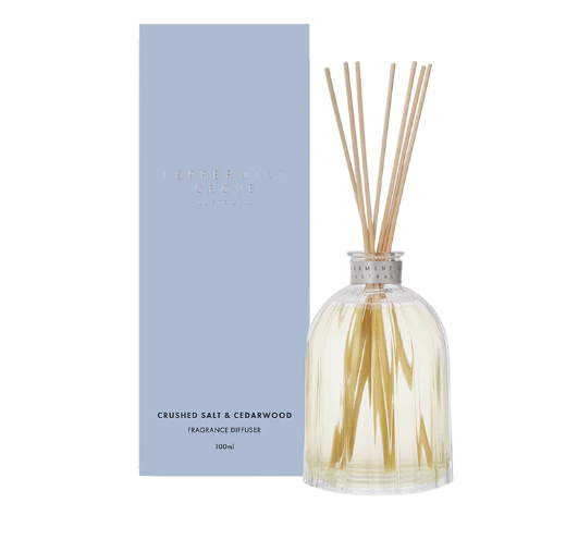 Peppermint Grove Crushed Salt & Cedarwood Fragrance Diffuser 100ml