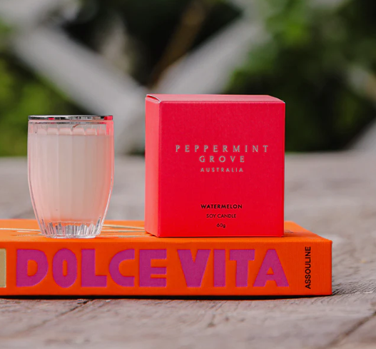 Peppermint Grove Watermelon Soy Candle 60g
