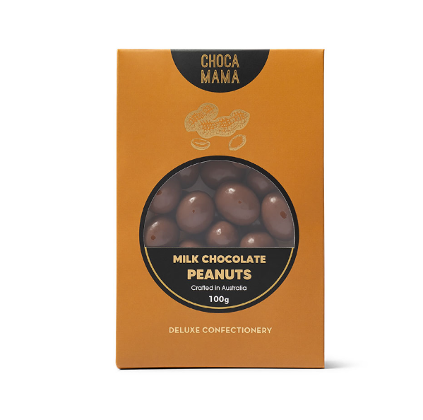 Chocamama Milk Chocolate Peanuts 100g