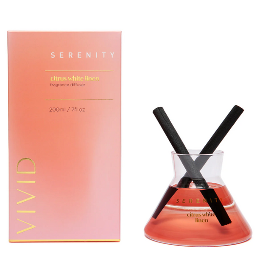 Serenity Vivid Citrus Linen Diffuser 200ml