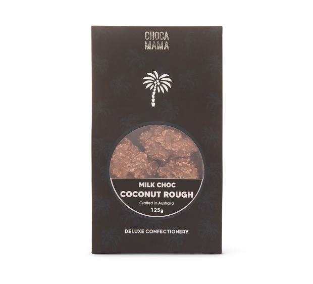 Chocamama Milk Chocolate Coconut Roughs 125g