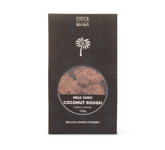 Chocamama Milk Chocolate Coconut Roughs 125g