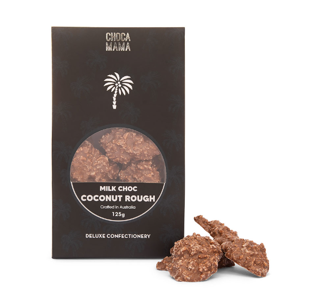 Chocamama Milk Chocolate Coconut Roughs 125g