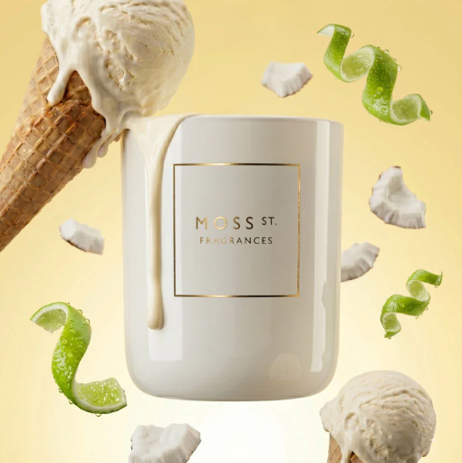 Moss St Coconut & Lime Fragrance Candle 90g