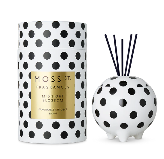 Moss St - Limited Edn - Midnight Blossom Ceramic Diffuser 350ml