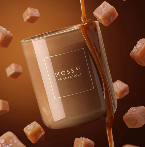 Moss St Salted Caramel Fragrance Candle 90g
