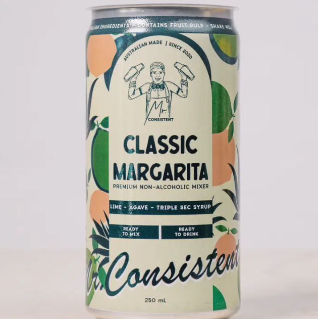 Mr Consistent Margarita Non-Alcoholic Mixer