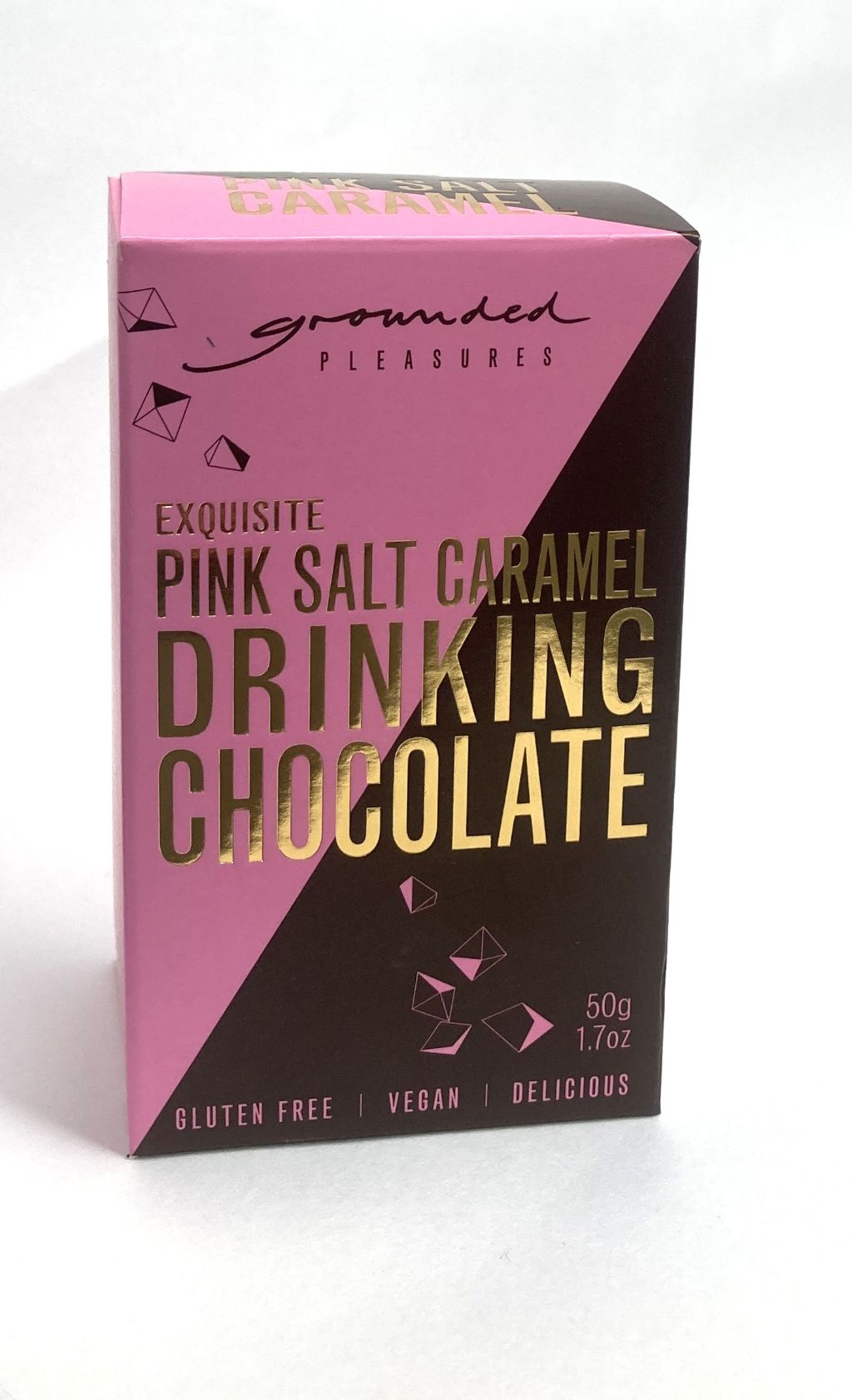 Grounded Pleasures Exquisite Pink Salt Caramel Drinking Chocolate