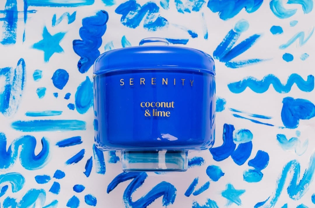 Serenity Home Vivid Coconut & Lime Candle 230g