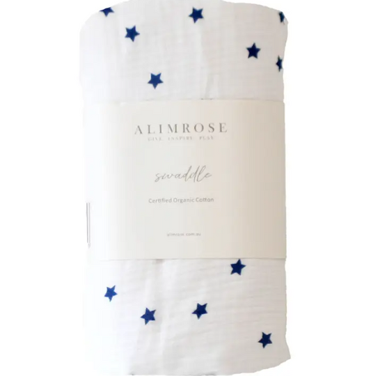 Alimrose - Muslin Swaddle - Stars