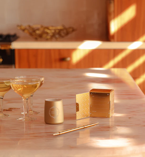 Moss St Golden Cedar & Coconut Mini Candle Card 80g