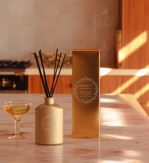 Moss St Golden Cedar & Coconut Fragrance Diffuser 300ml