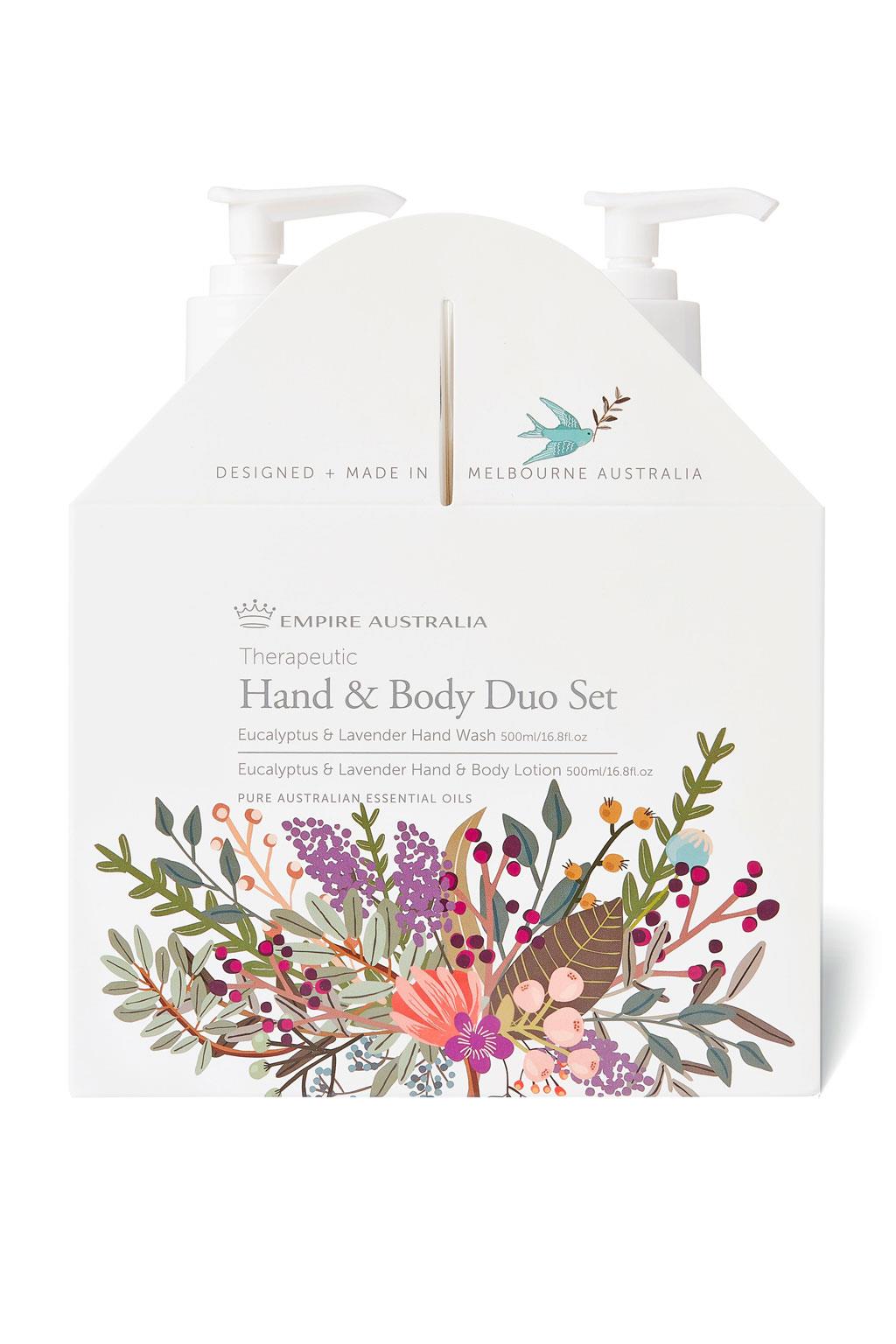 Therapeutic Eucalyptus & Lavender Hand/Body Care Duo 500ml