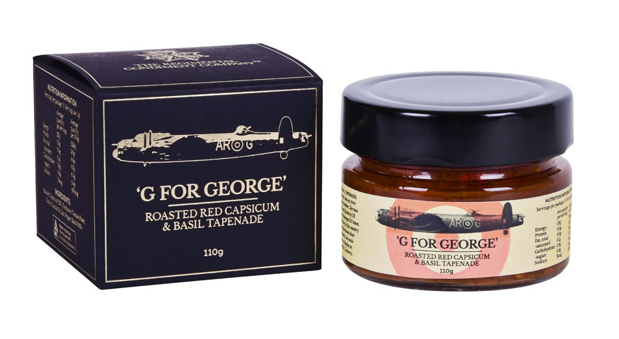 G For George Red Capsicum & Basil Tapenade 110g