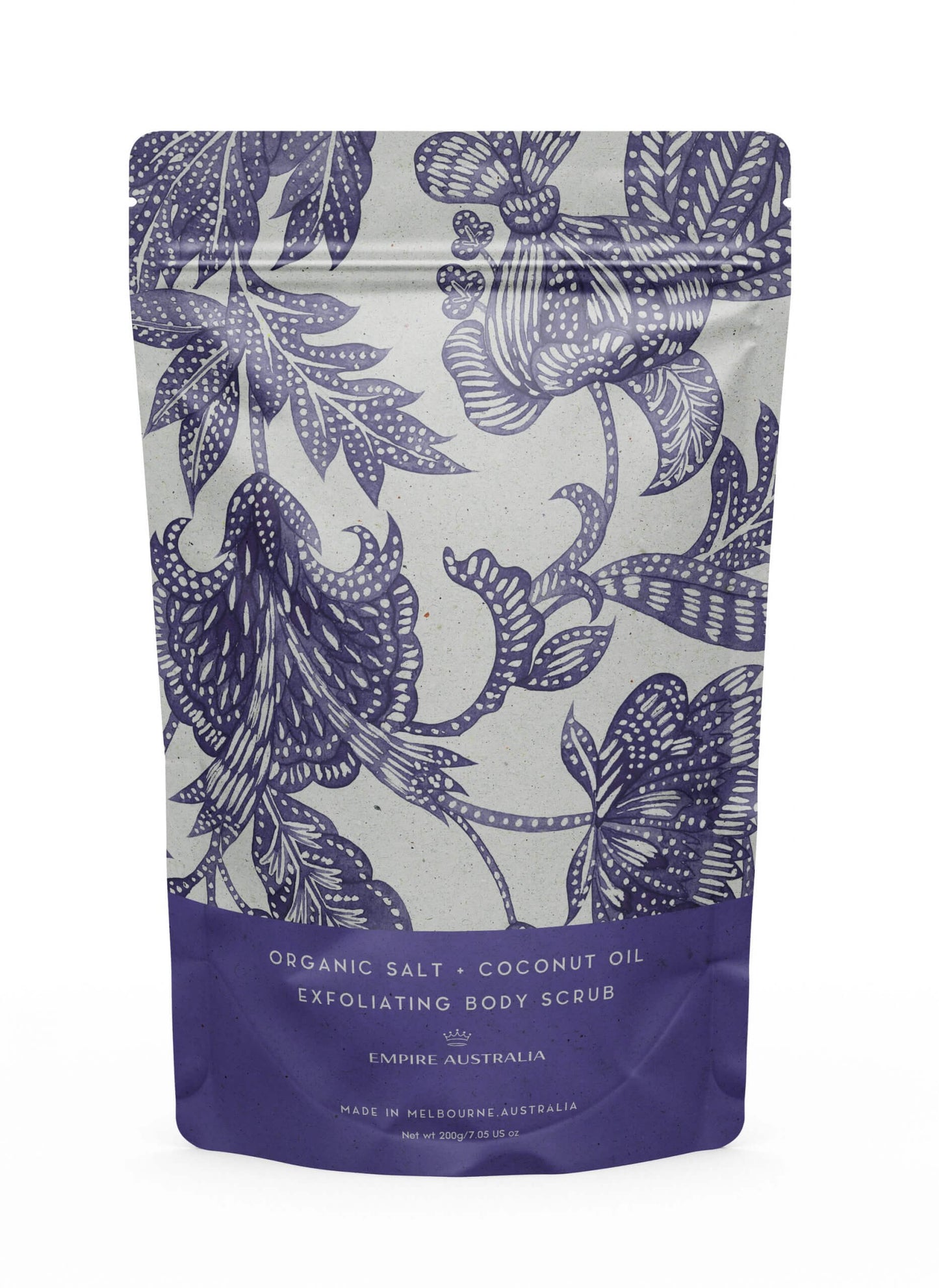 Organic Sea Salt & Coconut Oil Body Scrub 200g