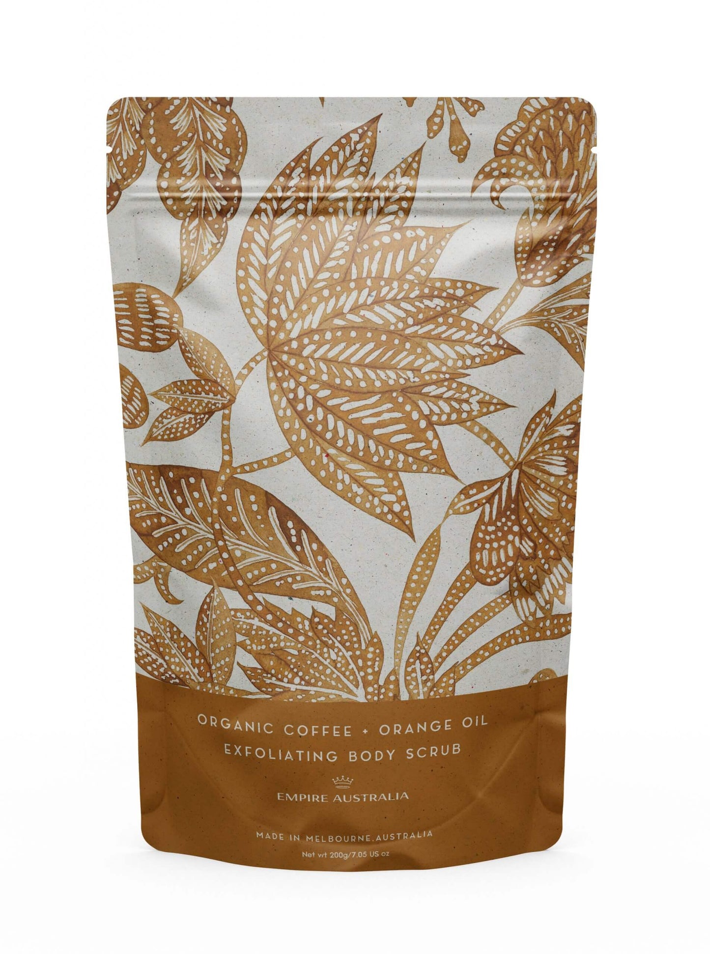 Organic Coffee & Sweet Orange Body Scrub 200g